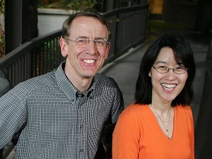 Ellen Pao with her husband Buddy