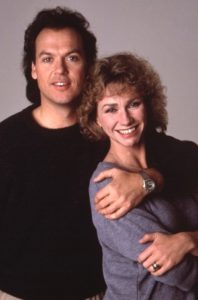 Michael Keaton with his wife Caroline