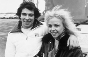 Eddie Kidd with his ex-wife Debbie