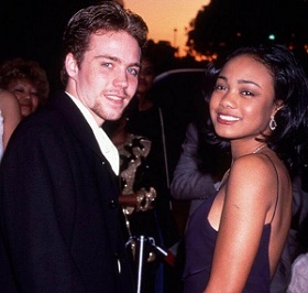 Tatyana Ali with her ex-boyfriend Jonathan