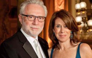 Wolf Blitzer with his wife