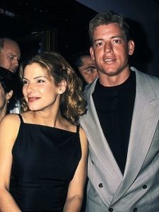 Sandra Bullock with her ex-boyfriend Troy