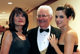 Sandra Bullock with her parents