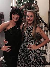 Kaila Novak with her mother