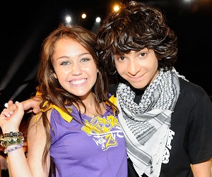 Adam Sevani with her ex-girlfriend Miley