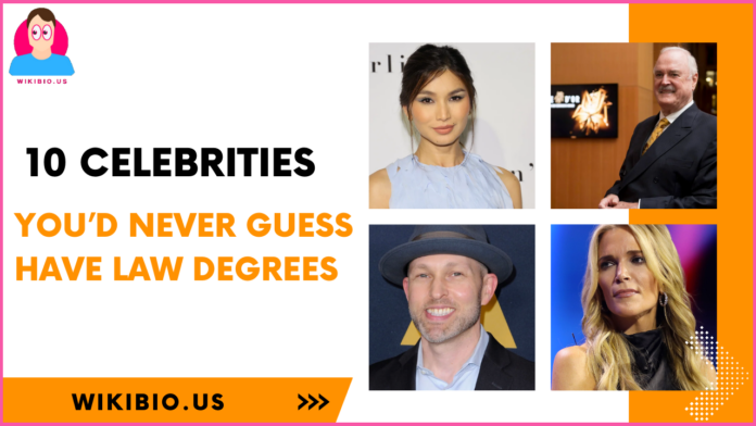 10 Celebrities who Have Law Degrees