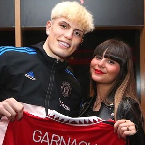 Eva Garcia with her boyfriend